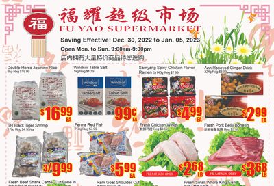 Fu Yao Supermarket Flyer December 30 to January 5