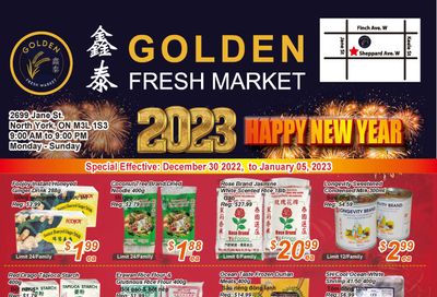 Golden Fresh Market Flyer December 30 to January 5