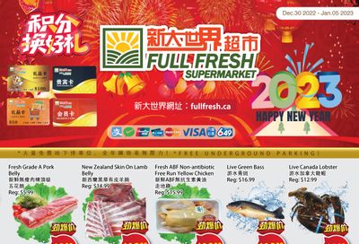 Full Fresh Supermarket Flyer December 30 to January 5