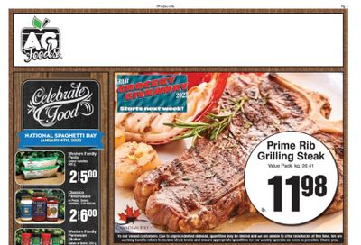AG Foods Flyer December 30 to January 5