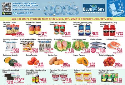 Blue Sky Supermarket (Pickering) Flyer December 30 to January 5
