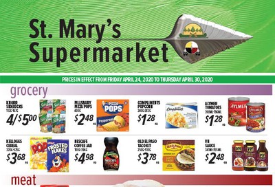 St. Mary's Supermarket Flyer April 24 to 30