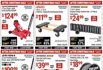 Harbor Freight Weekly Ad Flyer Specials December 27 to January 12, 2023