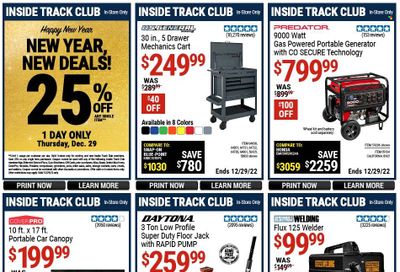 Harbor Freight Weekly Ad Flyer Specials December 29 to December 29, 2022