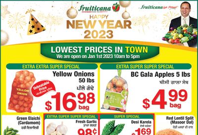 Fruiticana (Edmonton) Flyer December 30 to January 5