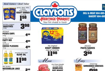 Claytons Heritage Market Flyer December 30 to January 5