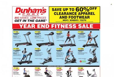 Dunham's Sports Weekly Ad Flyer Specials December 26 to December 29, 2022