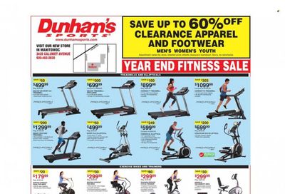 Dunham's Sports (WI) Weekly Ad Flyer Specials December 26 to December 29, 2022