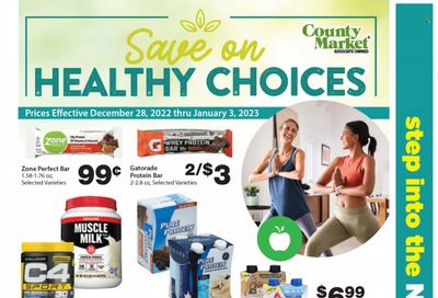 County Market (IL, IN, MO) Weekly Ad Flyer Specials December 28 to January 3, 2023