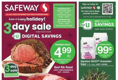 Safeway (MD, VA) Weekly Ad Flyer Specials December 23 to December 29, 2022