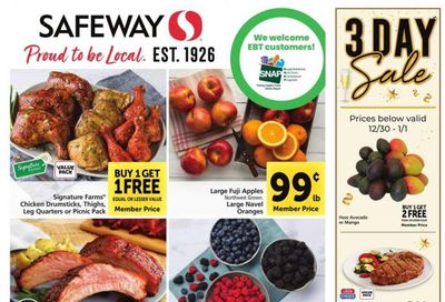 Safeway (CA, HI, OR, WA) Weekly Ad Flyer Specials December 28 to January 3, 2023