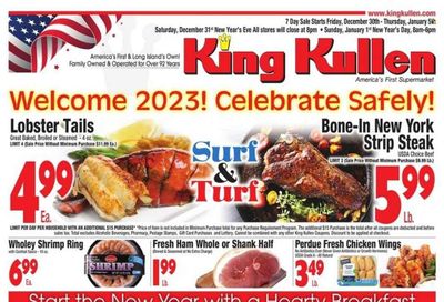 King Kullen (NY) Weekly Ad Flyer Specials December 30 to January 5, 2023