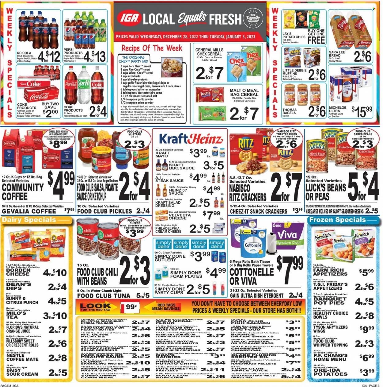 IGA (50) Weekly Ad Flyer Specials December 28 to January 3, 2023