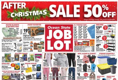 Ocean State Job Lot (CT, MA, ME, NH, NJ, NY, RI, VT) Weekly Ad Flyer Specials December 29 to January 4, 2023