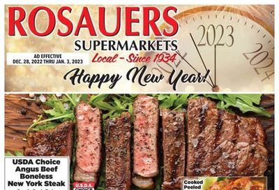 Rosauers (ID, MT, OR, WA) Weekly Ad Flyer Specials December 28 to January 3, 2023