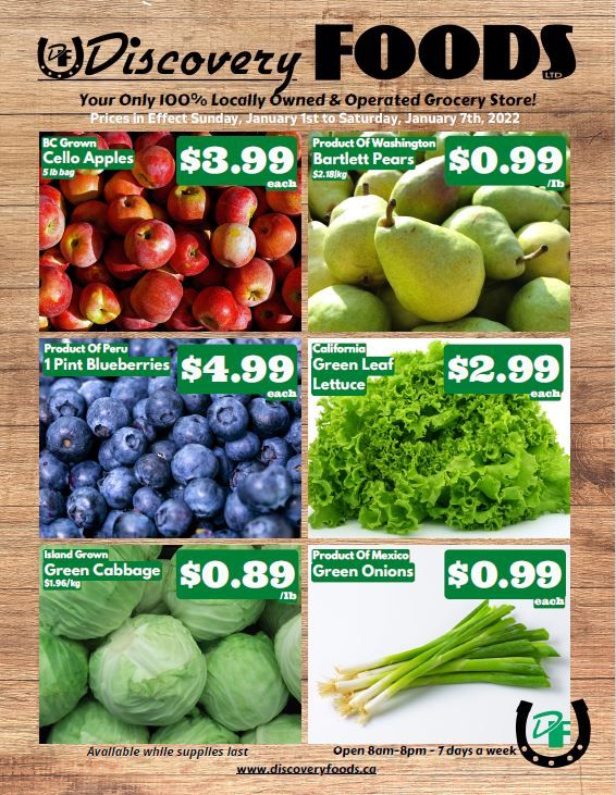 Discovery Foods Flyer January 1 to 7