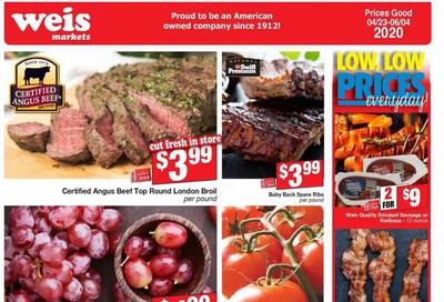 Weis Weekly Ad & Flyer April 23 to June 4