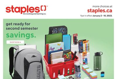 Staples Flyer January 2 to 10