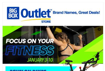 Big Box Outlet Store Flyer January 3 to 10