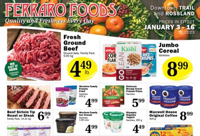 Ferraro Foods Flyer January 3 to 16