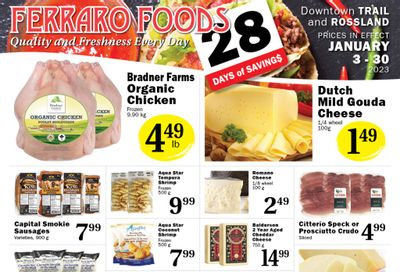 Ferraro Foods Monthly Flyer January 3 to 30