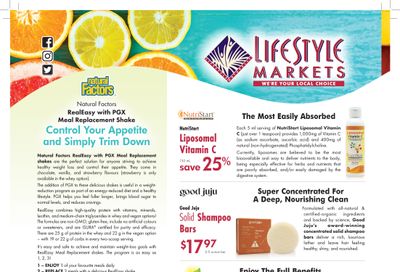 Lifestyle Markets Flyer December 29 to January 22