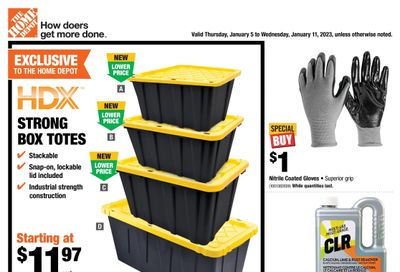 Home Depot (ON) Flyer January 5 to 11