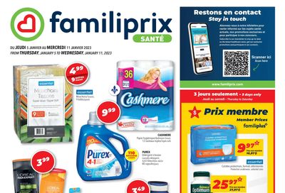 Familiprix Sante Flyer January 5 to 11