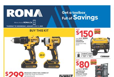 Rona (West) Flyer January 5 to 11