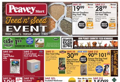 Peavey Mart Flyer January 6 to 12