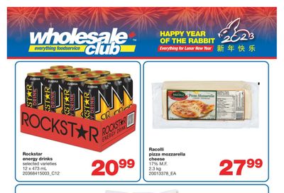 Wholesale Club (West) Flyer January 5 to 18