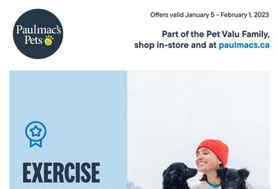 Paulmac's Pets Flyer January 5 to February 1