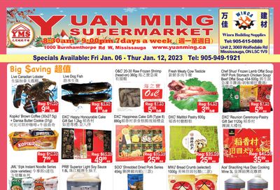 Yuan Ming Supermarket Flyer January 6 to 12