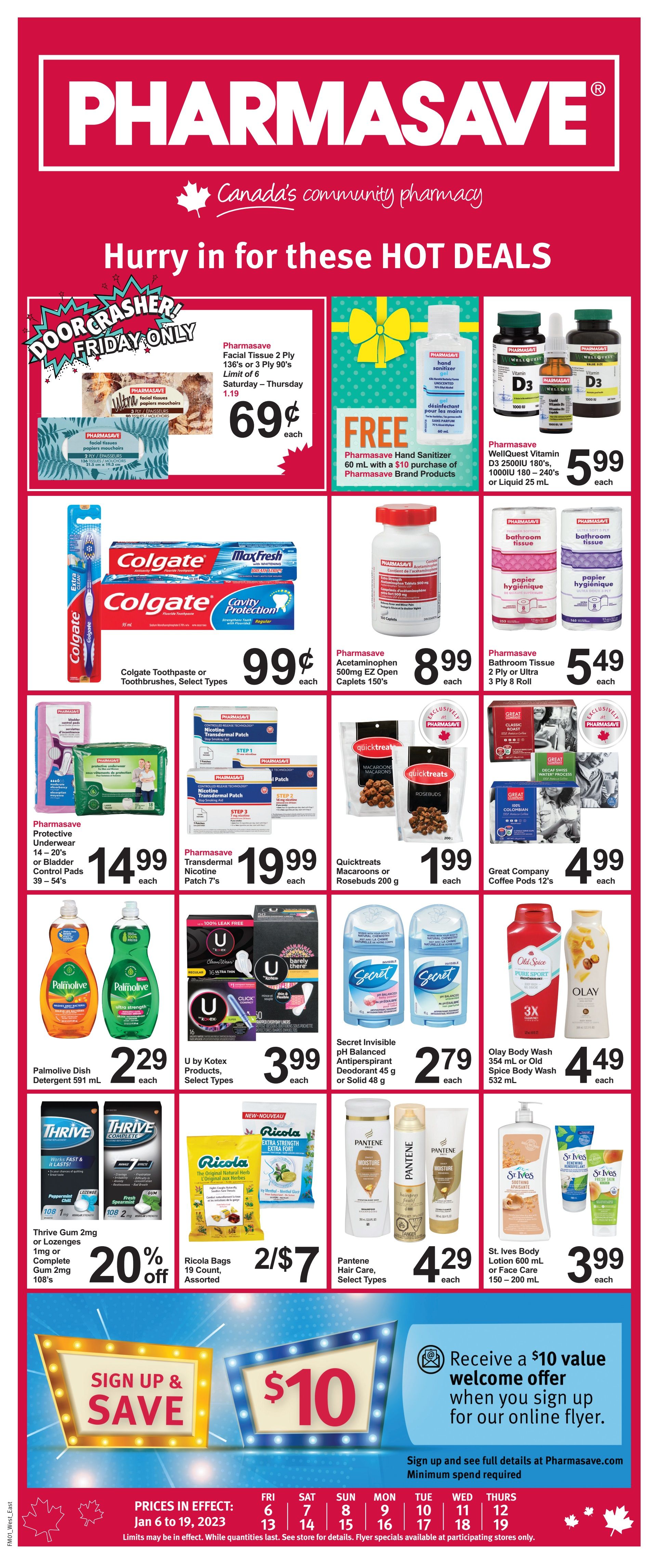 Pharmasave (ON) Flyer January 6 to 19