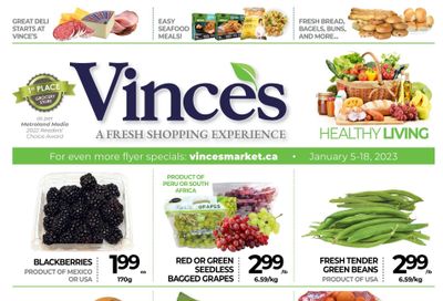 Vince's Market Flyer January 5 to 18