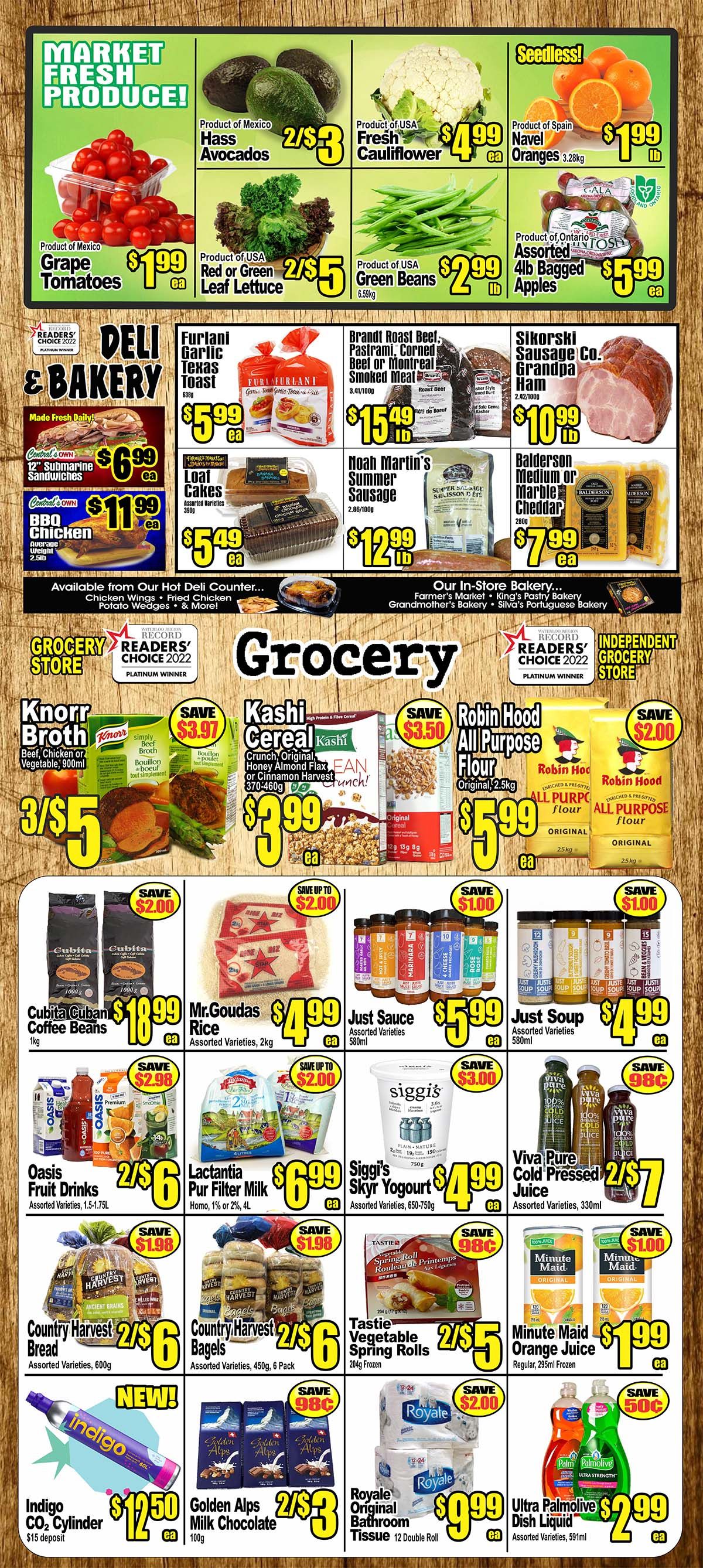 Central Fresh Market Flyer January 5 to 12