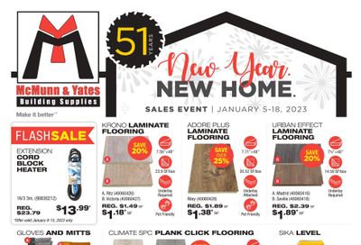 McMunn & Yates Building Supplies Flyer January 5 to 18