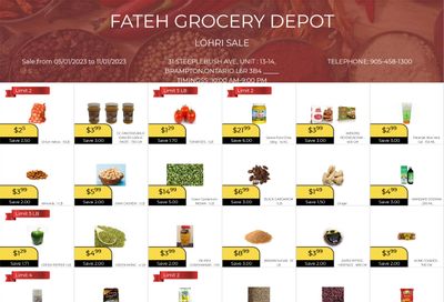 Fateh Grocery Depot Flyer January 5 to 11