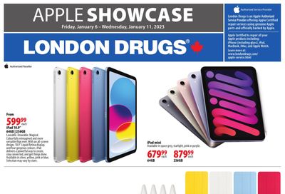 London Drugs Apple Showcase Flyer January 6 to 11