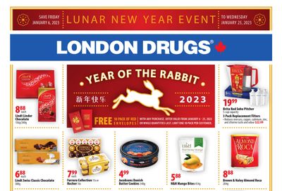 London Drugs Lunar New Year Event Flyer January 6 to 25