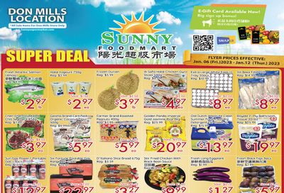 Sunny Foodmart (Don Mills) Flyer January 6 to 12