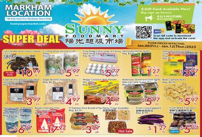 Sunny Foodmart (Markham) Flyer January 6 to 12