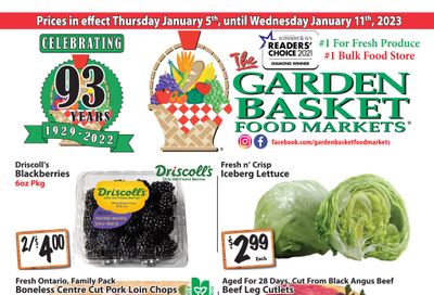 The Garden Basket Flyer January 5 to 11
