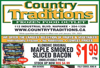 Country Traditions Flyer January 5 to 12