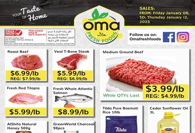 Oma Fresh Foods Flyer January 6 to 12