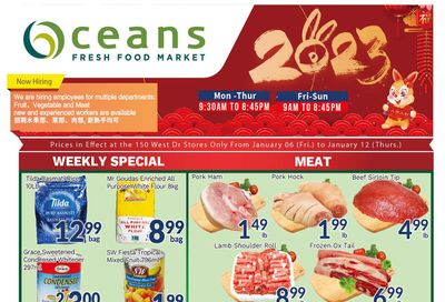 Oceans Fresh Food Market (West Dr., Brampton) Flyer January 6 to 12