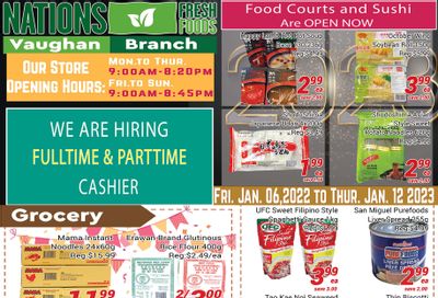 Nations Fresh Foods (Vaughan) Flyer January 6 to 12