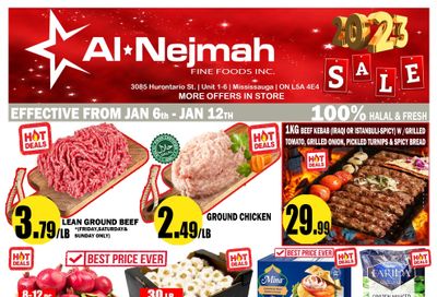 Alnejmah Fine Foods Inc. Flyer January 6 to 12