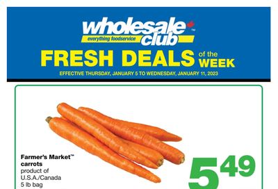 Wholesale Club (West) Fresh Deals of the Week Flyer January 5 to 11