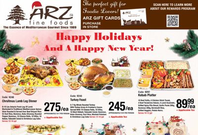 Arz Fine Foods Flyer January 6 to 12